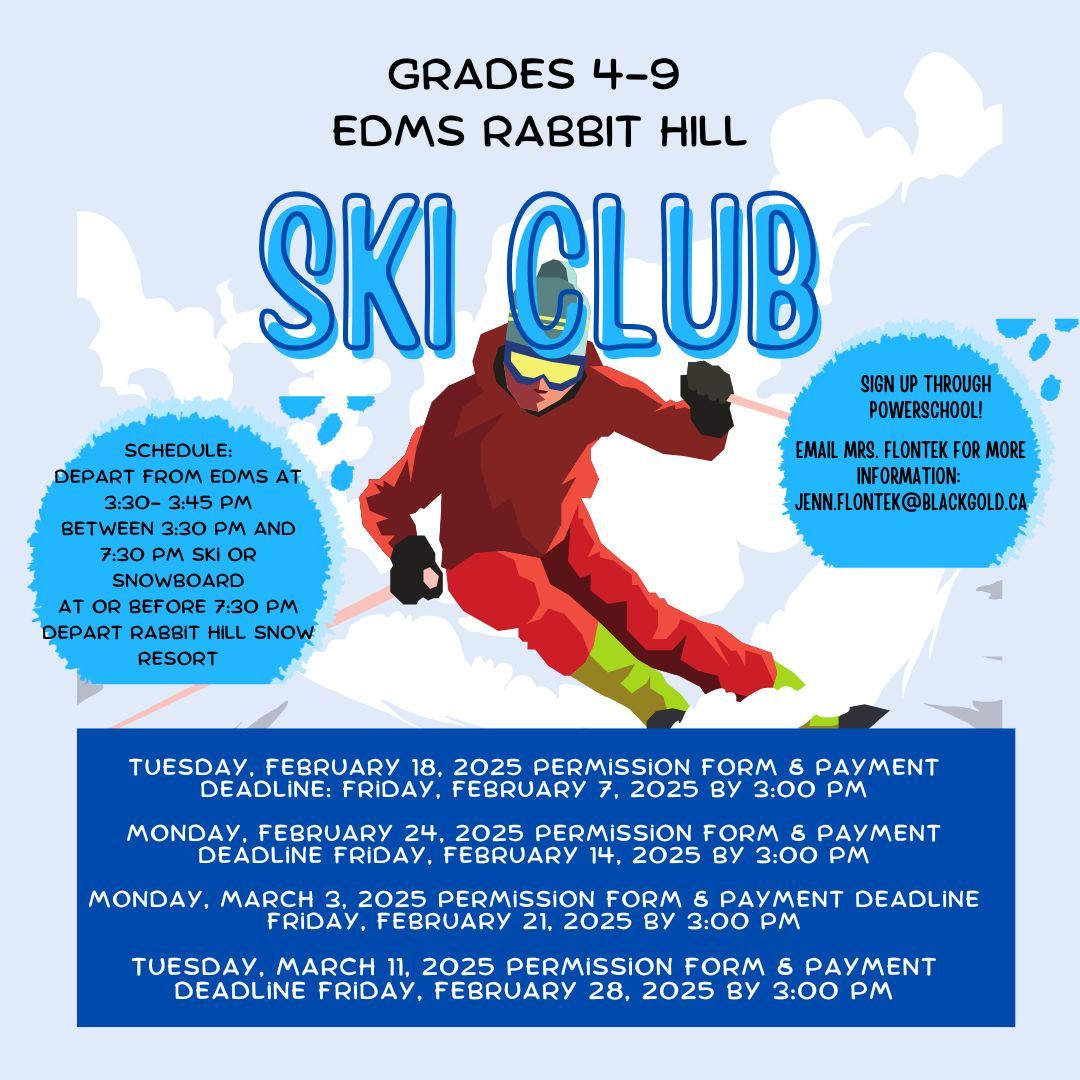 Gray Blue Promo Ski Trip Winter Event Instagram Post