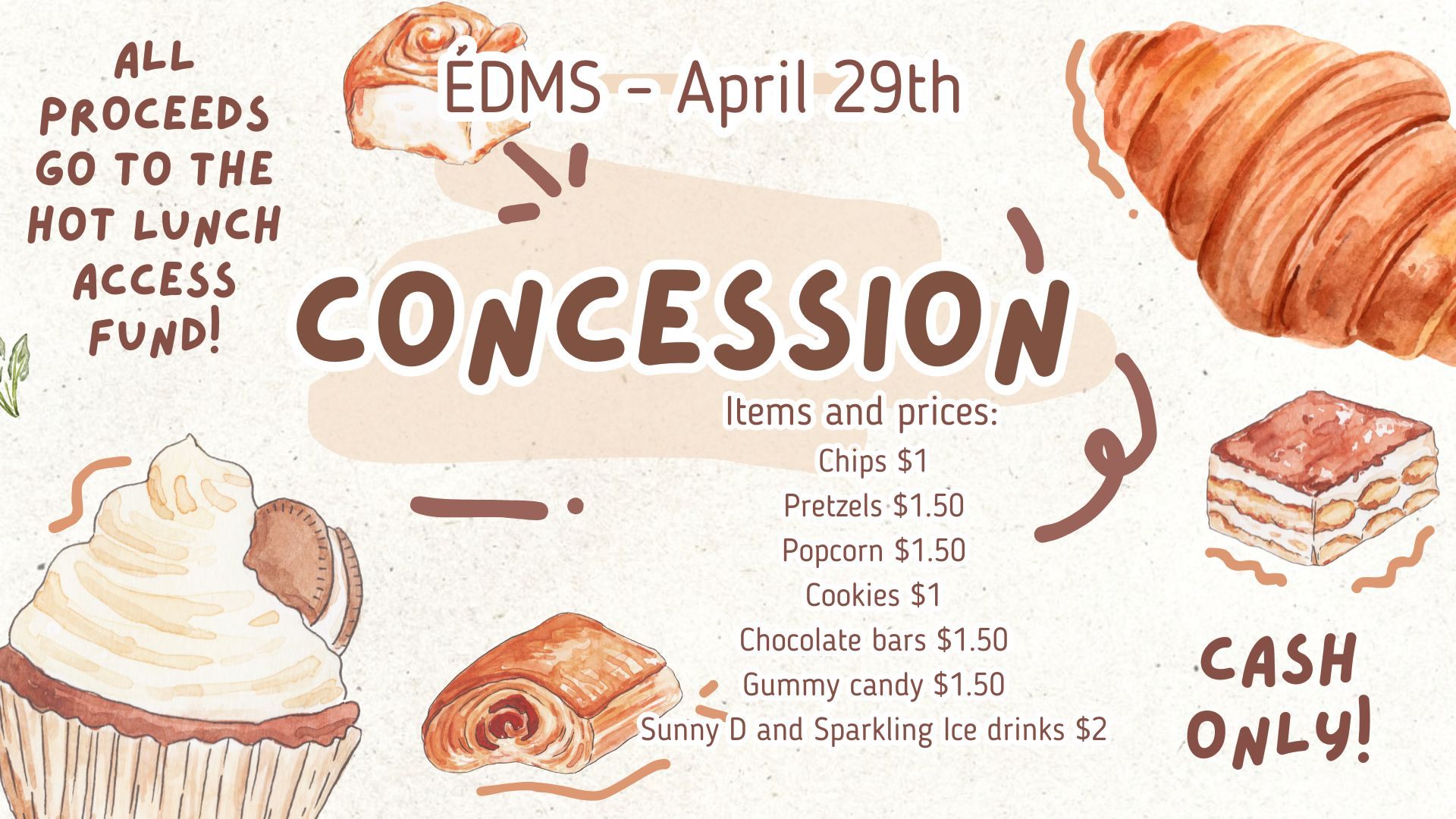 Cream and Brown Illustrative Food Journal Presentation