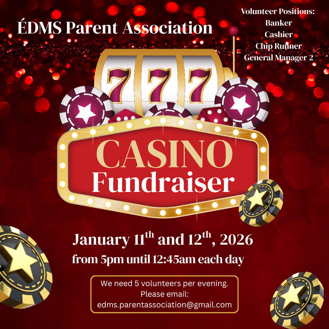 Red and Yellow Minimalist Casino Night Instagram Post 1 