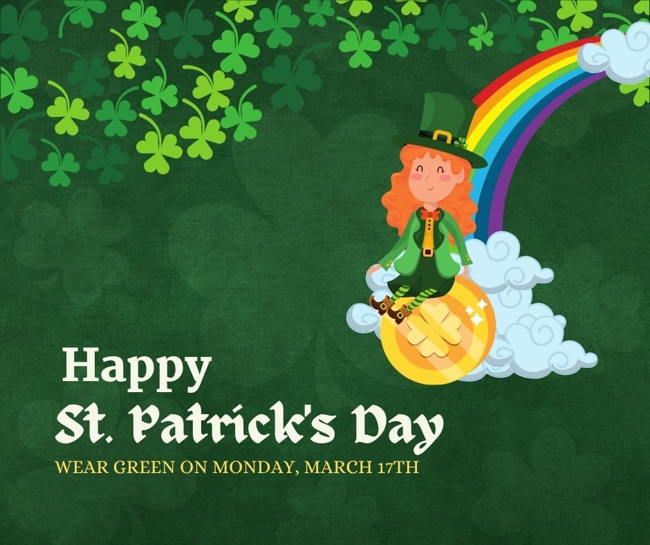 Green White Happy St