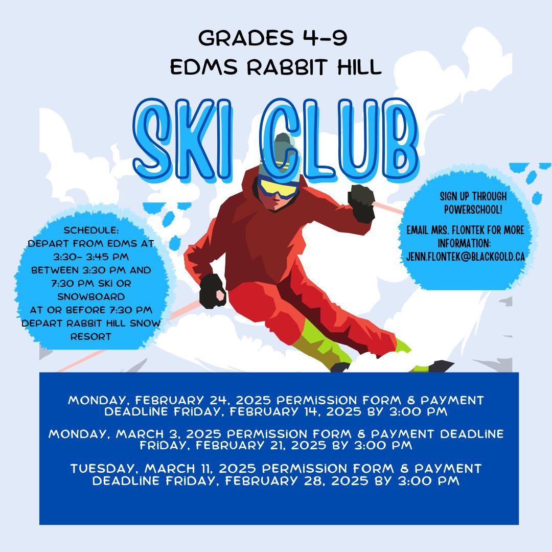 Gray Blue Promo Ski Trip Winter Event Instagram Post