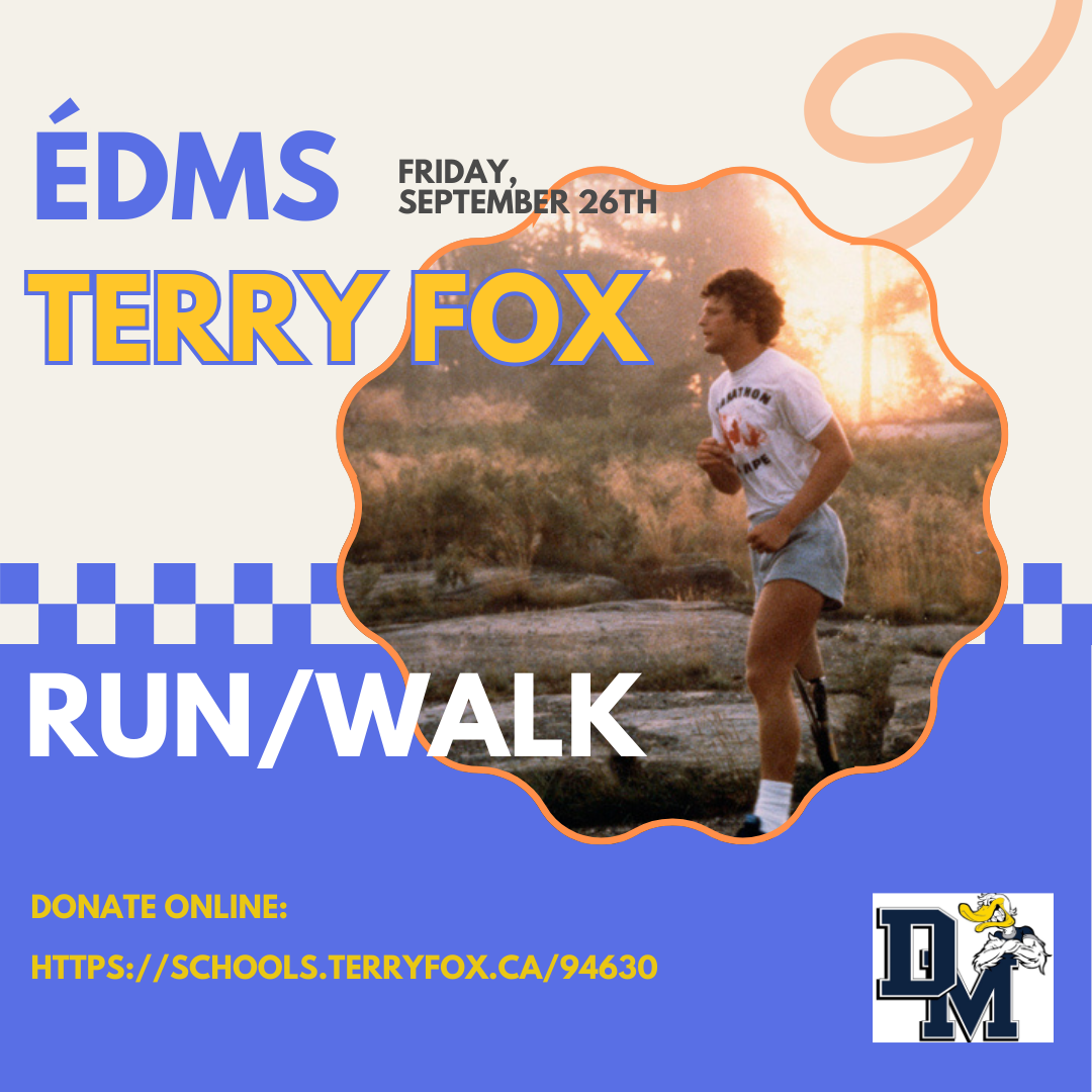 Blue and Orange Illustration Modern Charity Fun Run Twibbon Photo Instagram Post