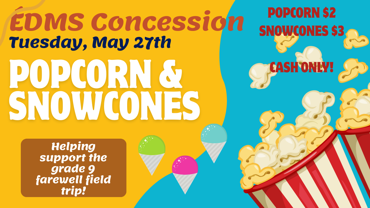 Yellow and Blue Popcorn Food YouTube Thumbnail