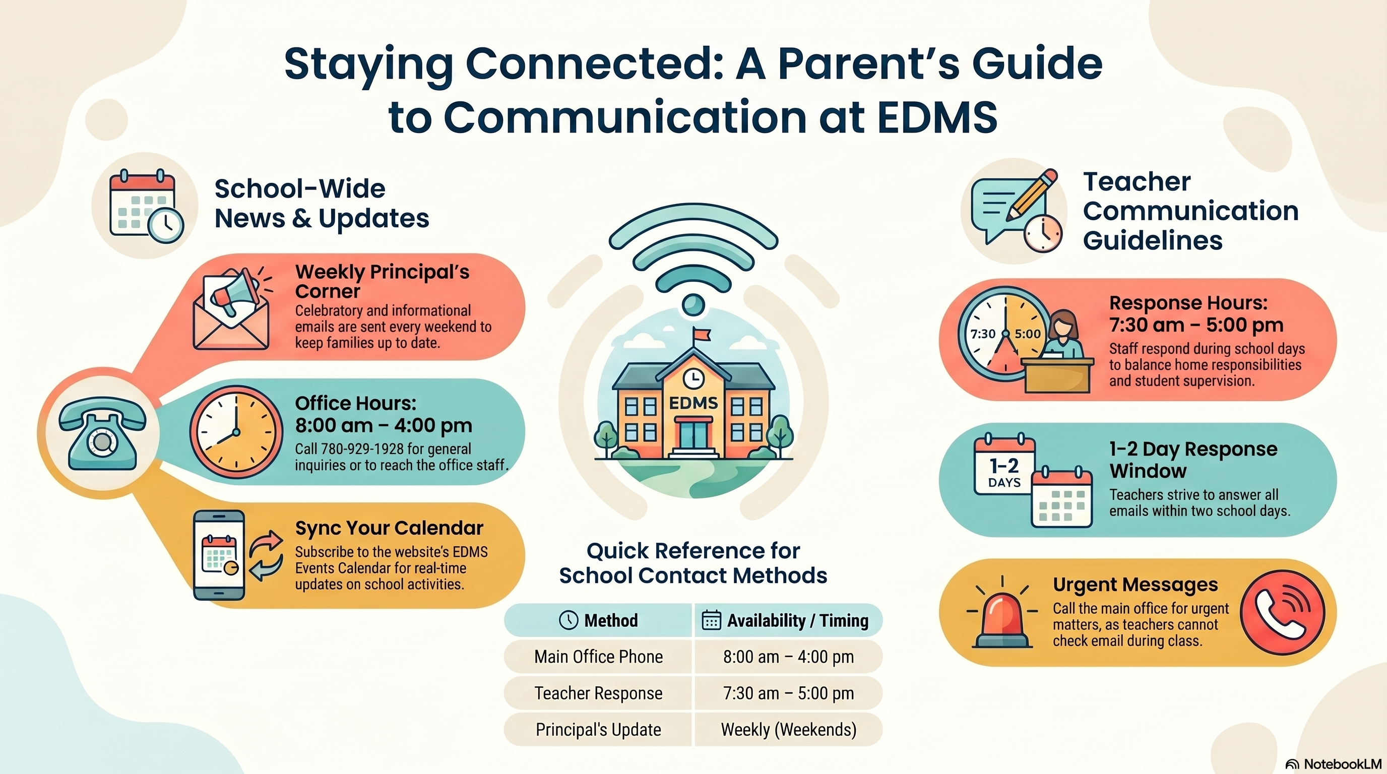 Parent Communication Guide for EDMS