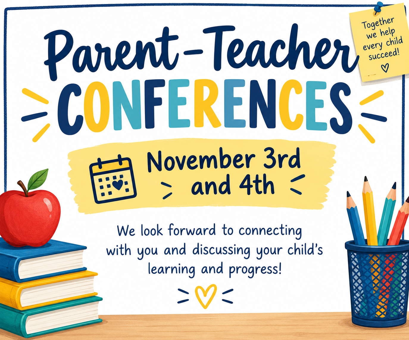 Parent–Teacher Conferences Announcement
