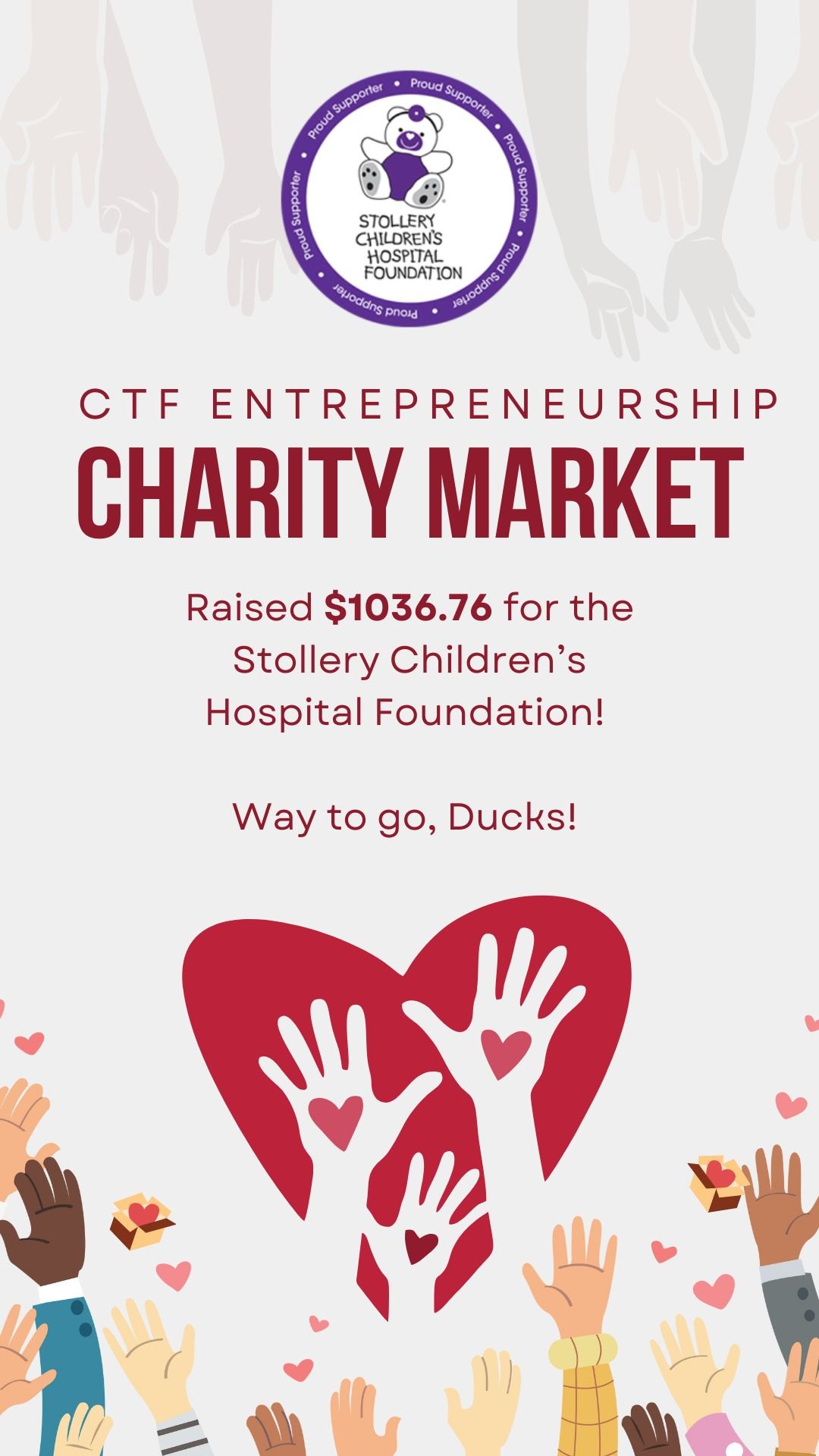 Red and Orange Illustrative International Day Of Charity Instagram Story